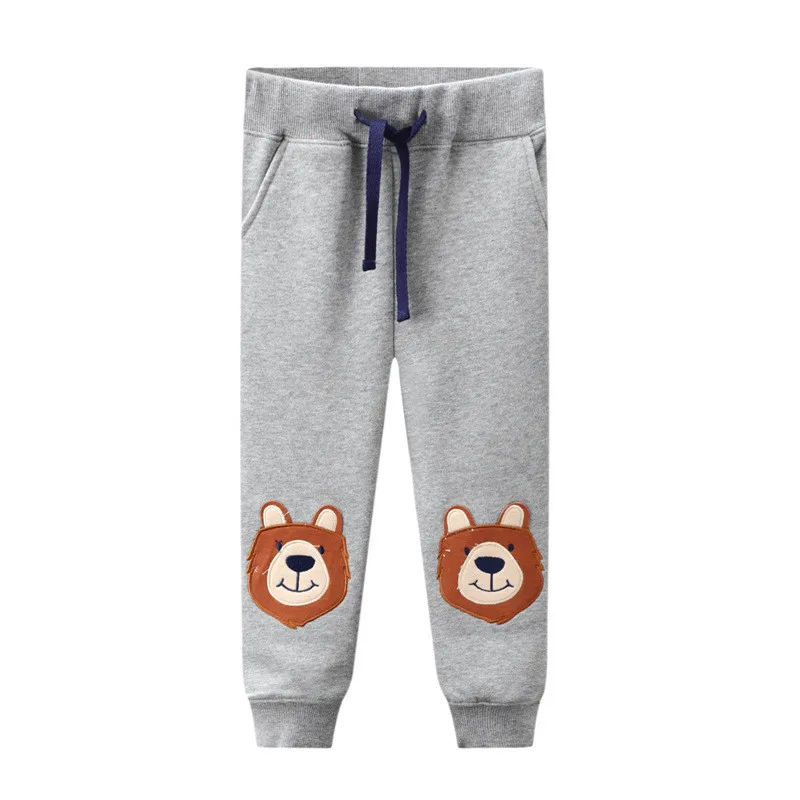 

Boys Clothes Autumn Spring Baby Sweatshirts Bear Applique Children Full Length Trousers New Arrival Kid Clothes