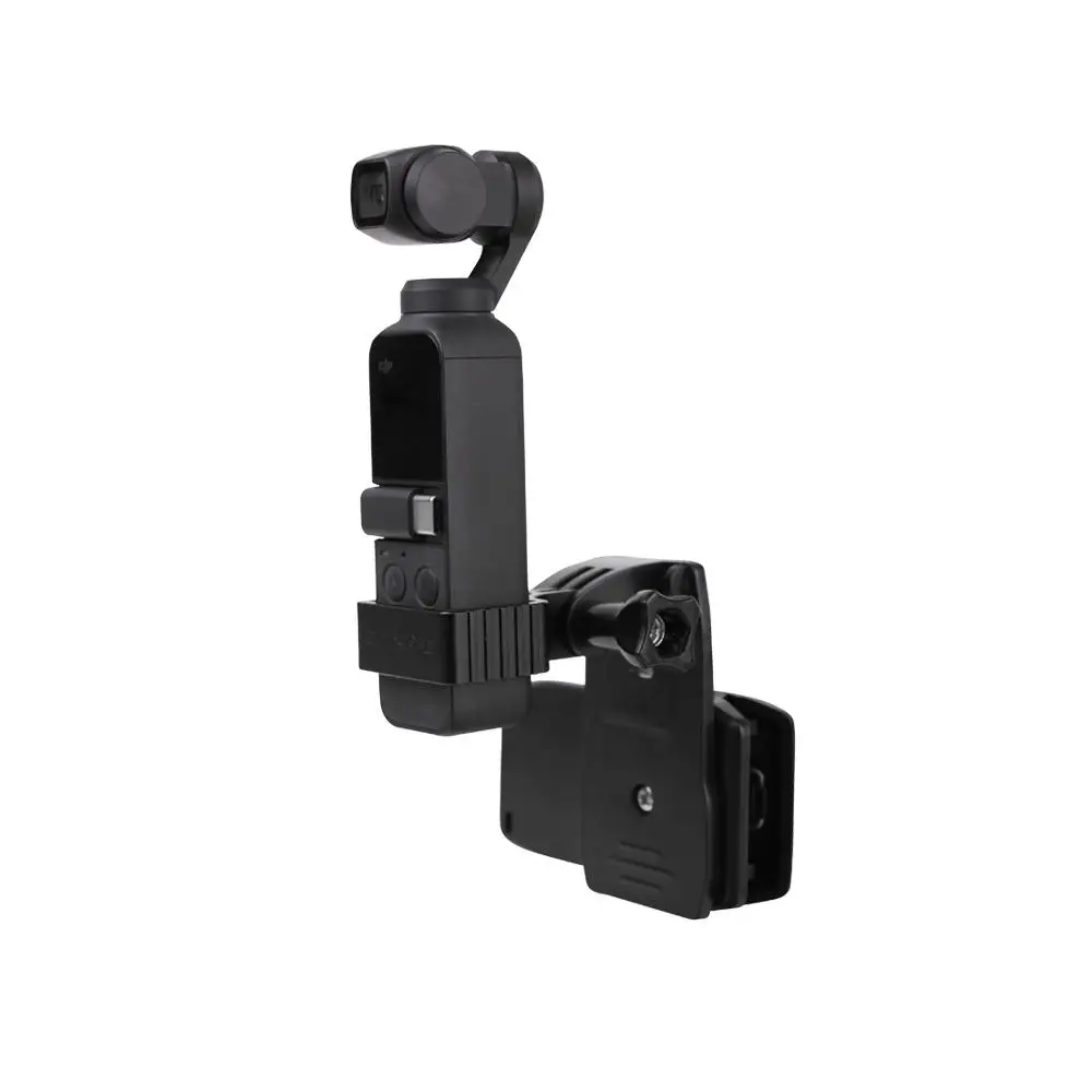 aluminum alloy adapter kit backpack bracket clamp clip mount for dji osmo pocket gimbal for gopro camera free global shipping