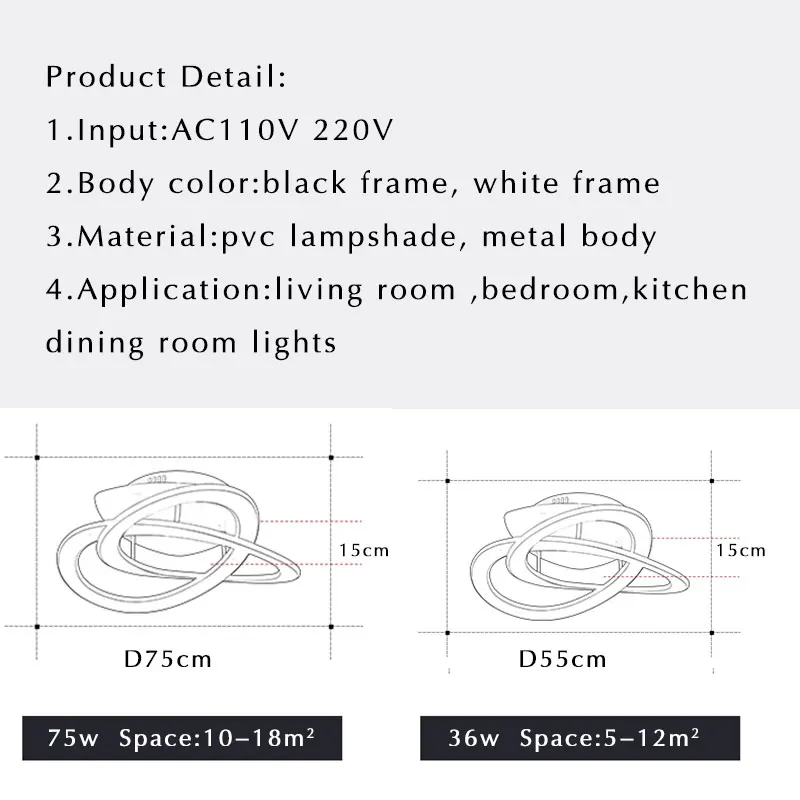 Золотистая и белая светодиодная люстра Farme для гостиной спальни кухни светильник
