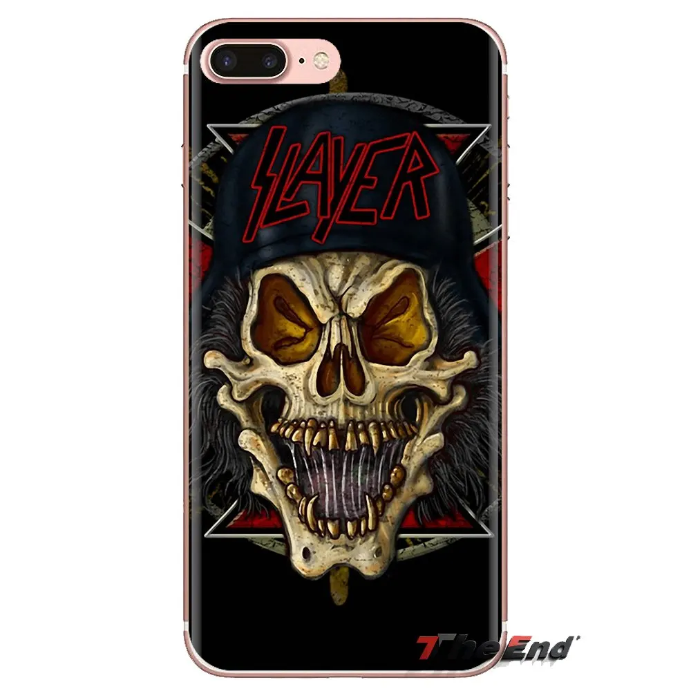 Группа Slayer пентаграмма логотип силиконовый чехол для мобильного телефона Чехлы