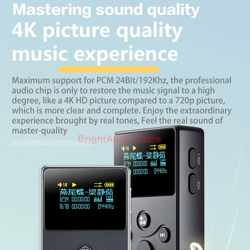 Мини портативный музыкальный плеер Xduoo X2S Hi Res без потерь с поддержкой MP3 Rail to Op Amp