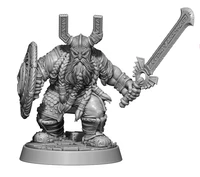 56mm resin model kits dwarves dwarf warrior figure unpainted no color rw 196