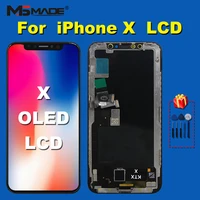 aaaaa oled for iphone x lcd a1865 a1901 a1902 a1903 screen display touch digitizer replacement parts for iphone x lcd display