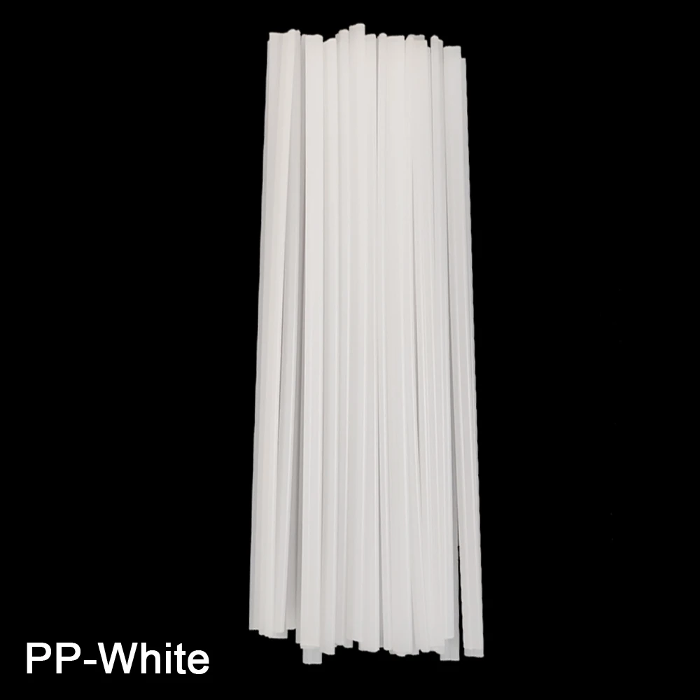 Пластиковые сварочные прутки черные/белые длиной 5x2 5 мм из полипропилена 200