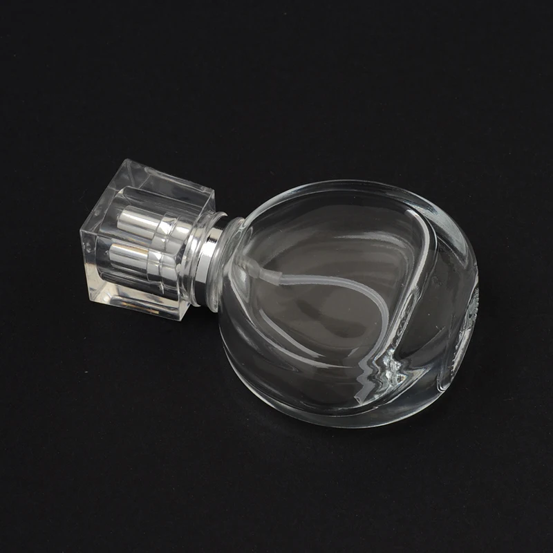 1 шт 25 мл портативная бутылка для путешествий пустой прозрачный стеклянный