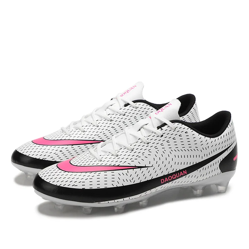 

2021 New Non-Slip Arrival Men's Soccer Shoes Large Size Ultralight Football Boots Boys Sneakers AG/TF Soccer Cleats Ankle Boots