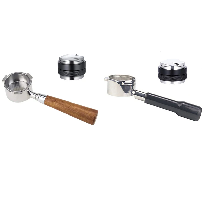 

Bottomless Portafilter 51mm for Delonghi EC680 EC685 Professional Filter Holder with Dual Side Espresso Tamper