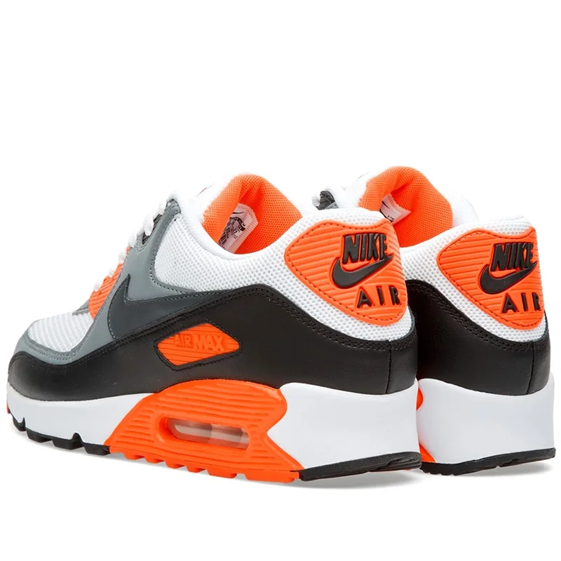 Оригинальные мужские кроссовки для бега Nike Air Max 90 эфирные, износостойкие, классические, спортивные, уличные, сетчатые, дышащие кроссовки 537384-111