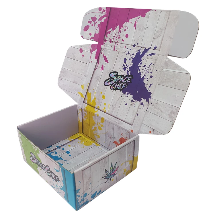 Экологически чистый гофрированный картон с логотипом на заказ упаковочная