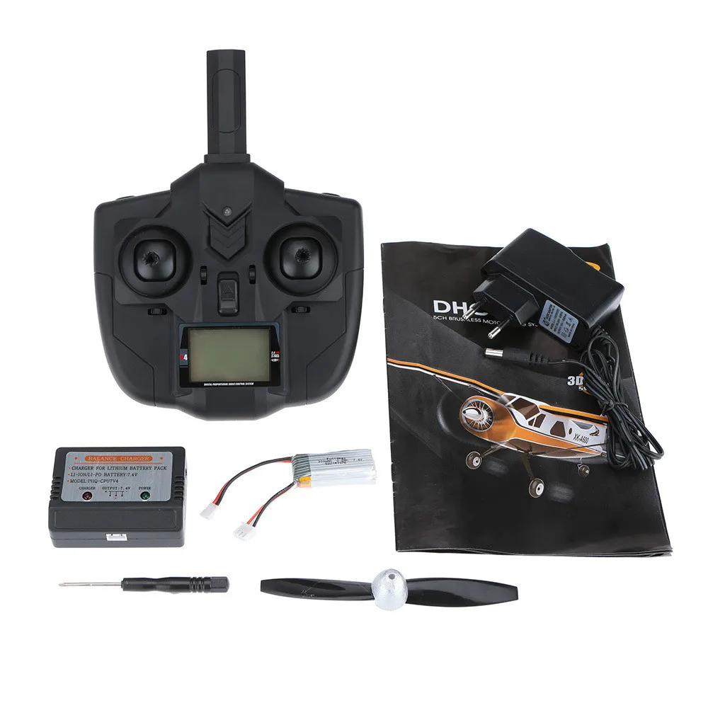 RC самолет DHC-2 A600 RTF 2,4G бесщеточный двигатель 3D/6G пульт дистанционного управления Самолет совместимая Futaba S-FHSS самолет планер игрушки