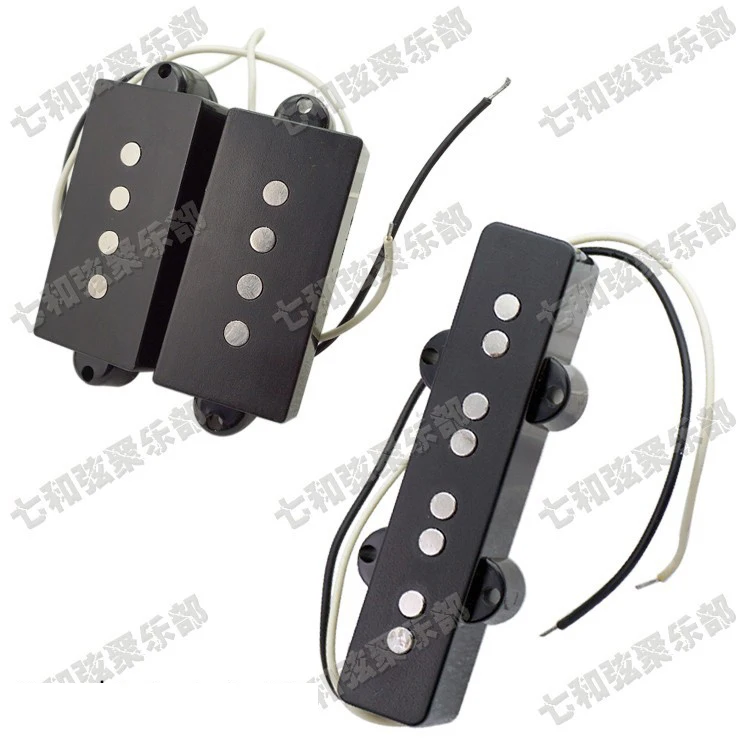 

A set of 2 pcs 4 String Bass pickup. Neck pickup & Bridge pickup for BASS Guitar