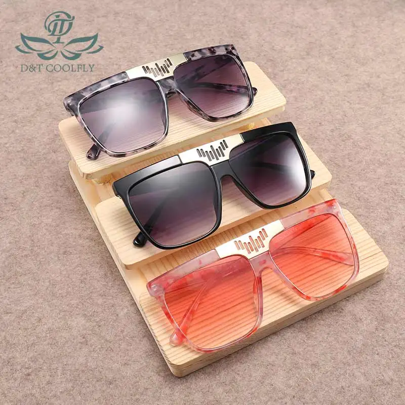 

Солнцезащитные очки D & T в большой оправе, женские и мужские очки, стильные солнцезащитные очки с мраморным узором, классические модные цель...