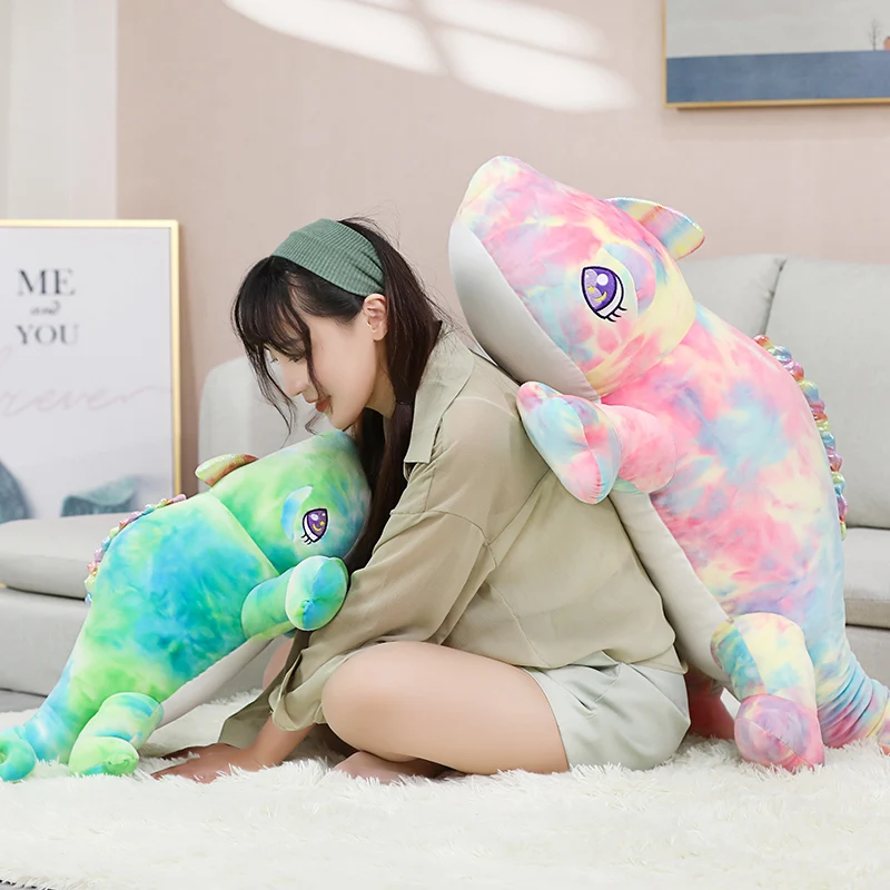 

1pc 65-115cm Soft and cute chameleon plush doll toy soft stuffed animal pillow cushion doll holiday gift for kids