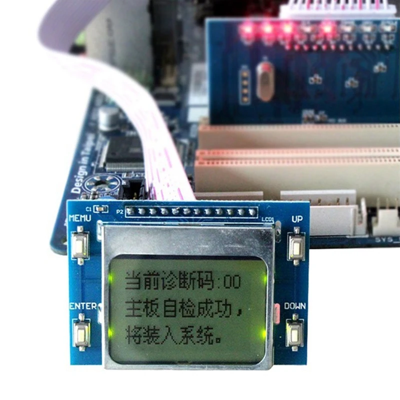 USB-карта для тестирования материнской платы на китайском и английском языках |