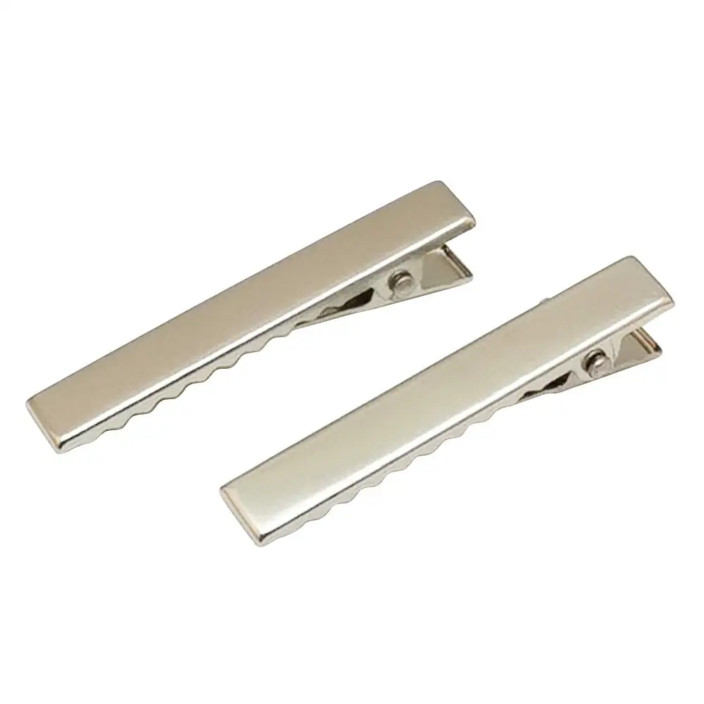 Серебристые зубчатые заколки для волос 5/30 шт. сделай сам ювелирное изделие 45 мм |