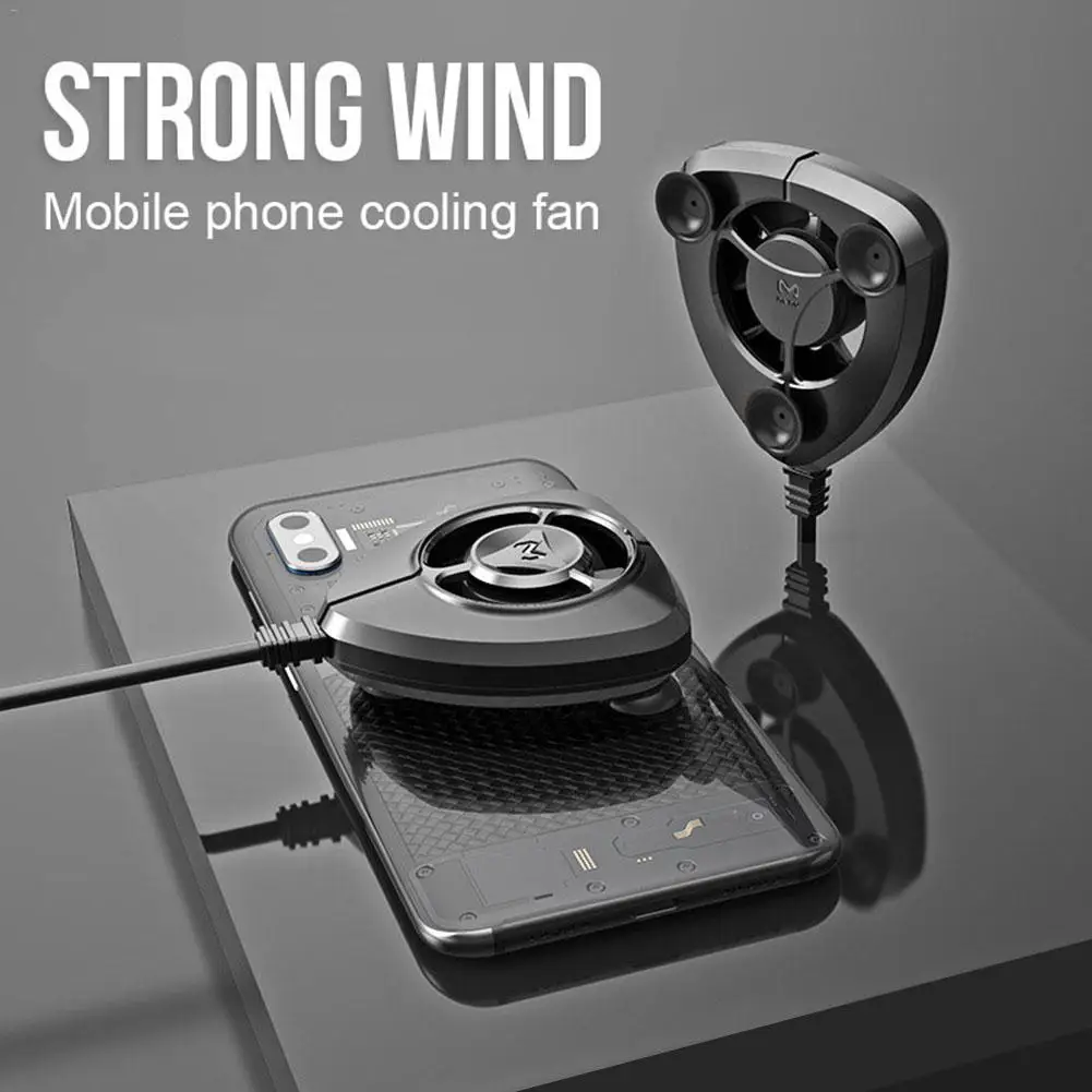 Portable Cooling Fan Gamepad Game Handle Radiator Mobile Phone Cooler Mini Fans For IPhone Samsung Huawei Xiaomi IY335 | Мобильные