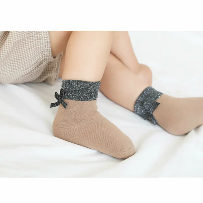 В наличии детские носки-пачки с оборками и бантом для маленьких девочек