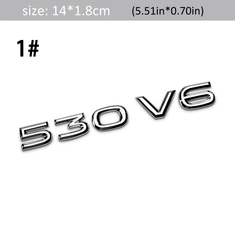 AQTQAQ 1 комплект 3D Металл 330 380 TSI 530 V6 Автомобильная боковая брызговик задний