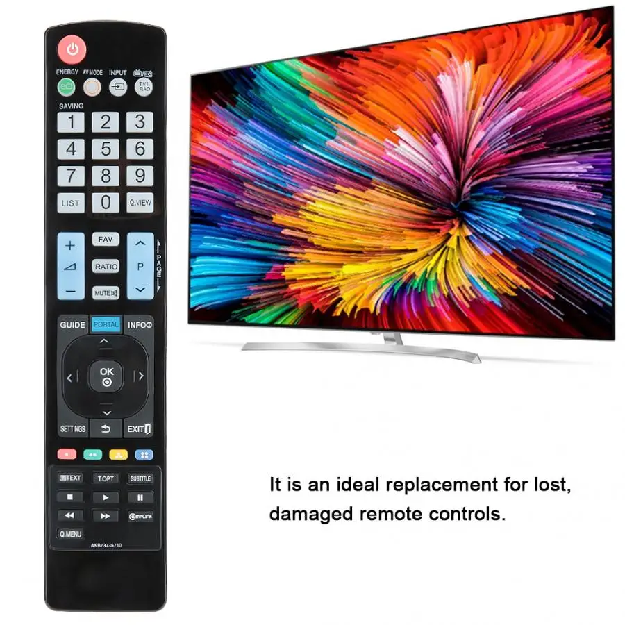 Износостойкий и прочный черный ABS пульт дистанционного управления с длительным