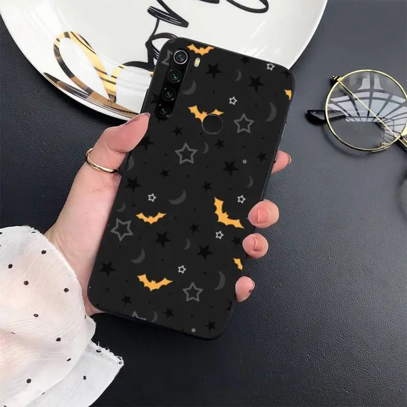 

Bat Skeleton Halloween pattern horror Phone Case For Xiaomi mi 9 9t 10 redmi 9 9a 8 8a note 10 9 9s 8 8t 7 pro max funda