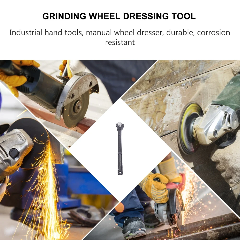 

1pc Hand Grinding Wheel Dresser Handheld Dressing Wheel Tool (Dark Grey)