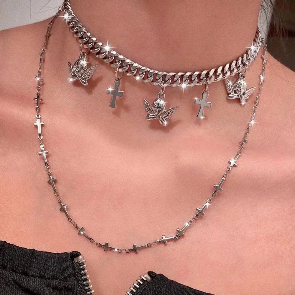 Женское винтажное ожерелье в виде ангела | Украшения и аксессуары
