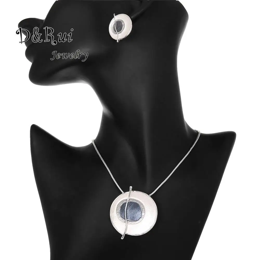 Изысканное геометрическое ожерелье с подвеской женская мода сплав змеиная