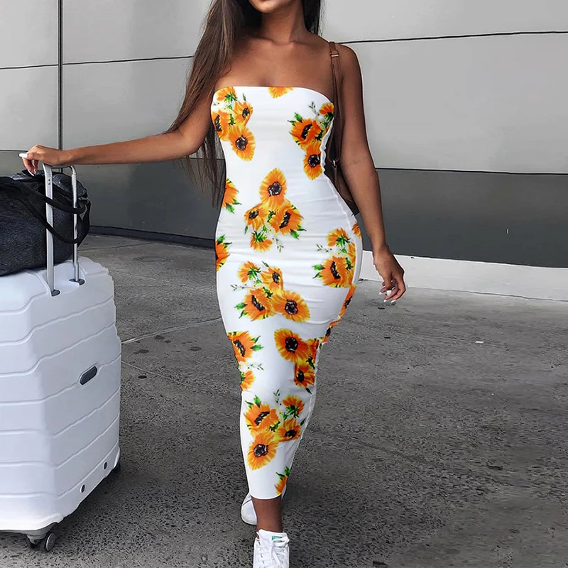 Весеннее и летнее Новое Сексуальное Женское платье с открытыми плечами модное