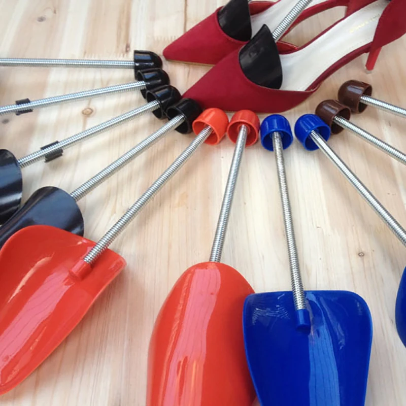 

1Pair Fits Fixed Support Stretcher Shaper Plastic Spring Men Shoe Shoes Trees shoe shaped fixed shoes without distortion