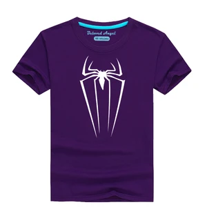 Детская одежда летняя хлопковая футболка с короткими рукавами для мальчиков детская светящаяся футболка Топы для мальчиков и девочек светящаяся в темноте футболка