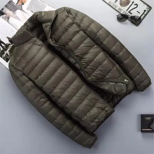 Новинка плюс 9XL 10XL 11XL пуховое пальто большие размеры, для мужчин 90% ультра легкий пуховик для мужчин Lightweigh теплое пальто с капюшоном Перо парка - Color: M86-I53
