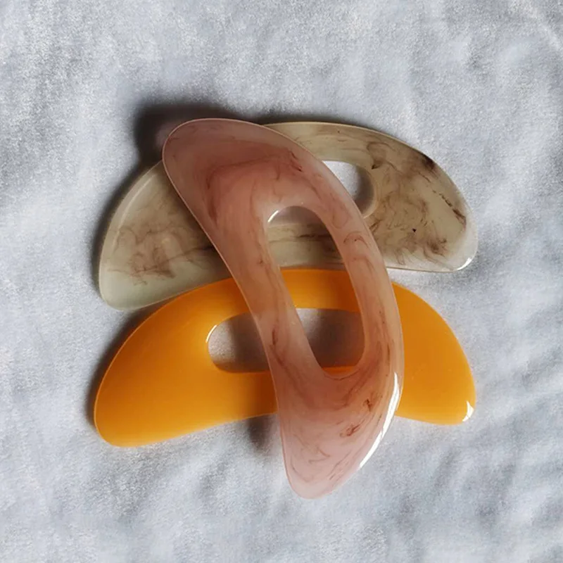 

1Pc Guasha Board Natural Stone/Synthetic Resin Tool Scrpy aping Board Massage Tool Guasha Massage Board Scraper Massage Thera