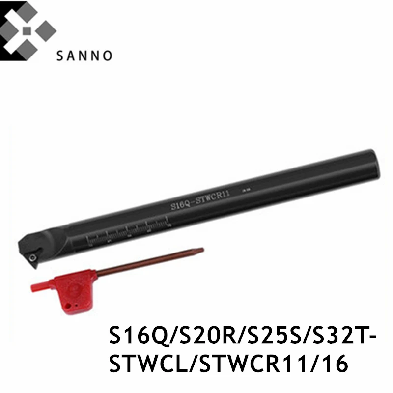 60 градусов cnc ДЕРЖАТЕЛЬ для резьбы S16Q / S20R / S25S / S32T-STWCL / STWCR11 / 16 треугольный сверлильный станок