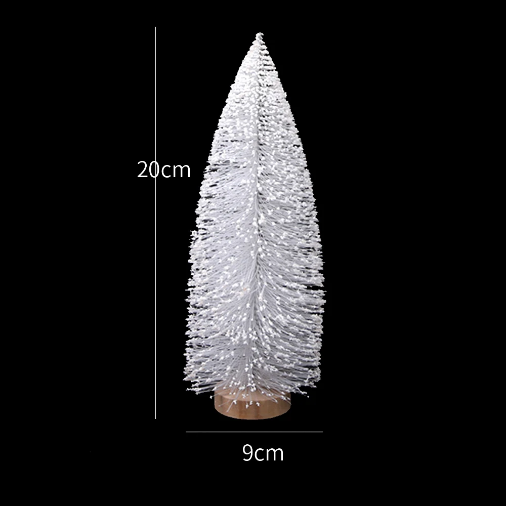 1 шт. белая Новогодняя мини-елка новогодние домашние украшения маленькая сосна