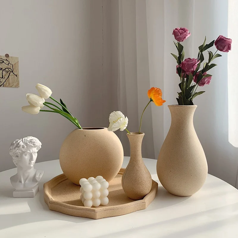 

Nordic Style Wood Lignin Embryo Tray Ornament Retro Home Decoration Photography Props Octagonal Round Oval Flower-shaped Pallets