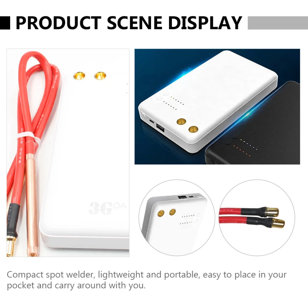 

1 Set Portable 6 Gears Spot Welding Machine DIY Rechargeable Spot Welder Tools