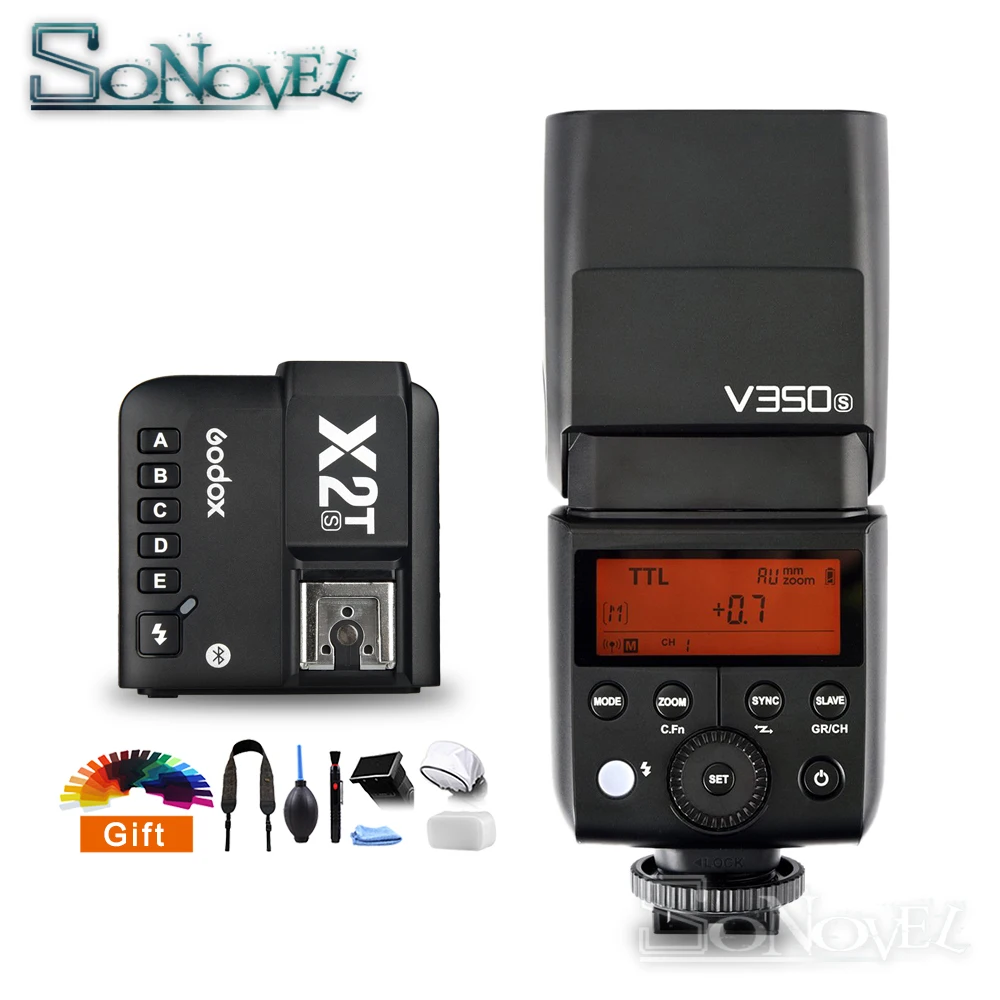 

Godox V350S TTL HSS 1/8000s X System Camera Flash Speedlite With Built-in 2000mAh Li-ion Battery + X2T-S Transmitter for SONY
