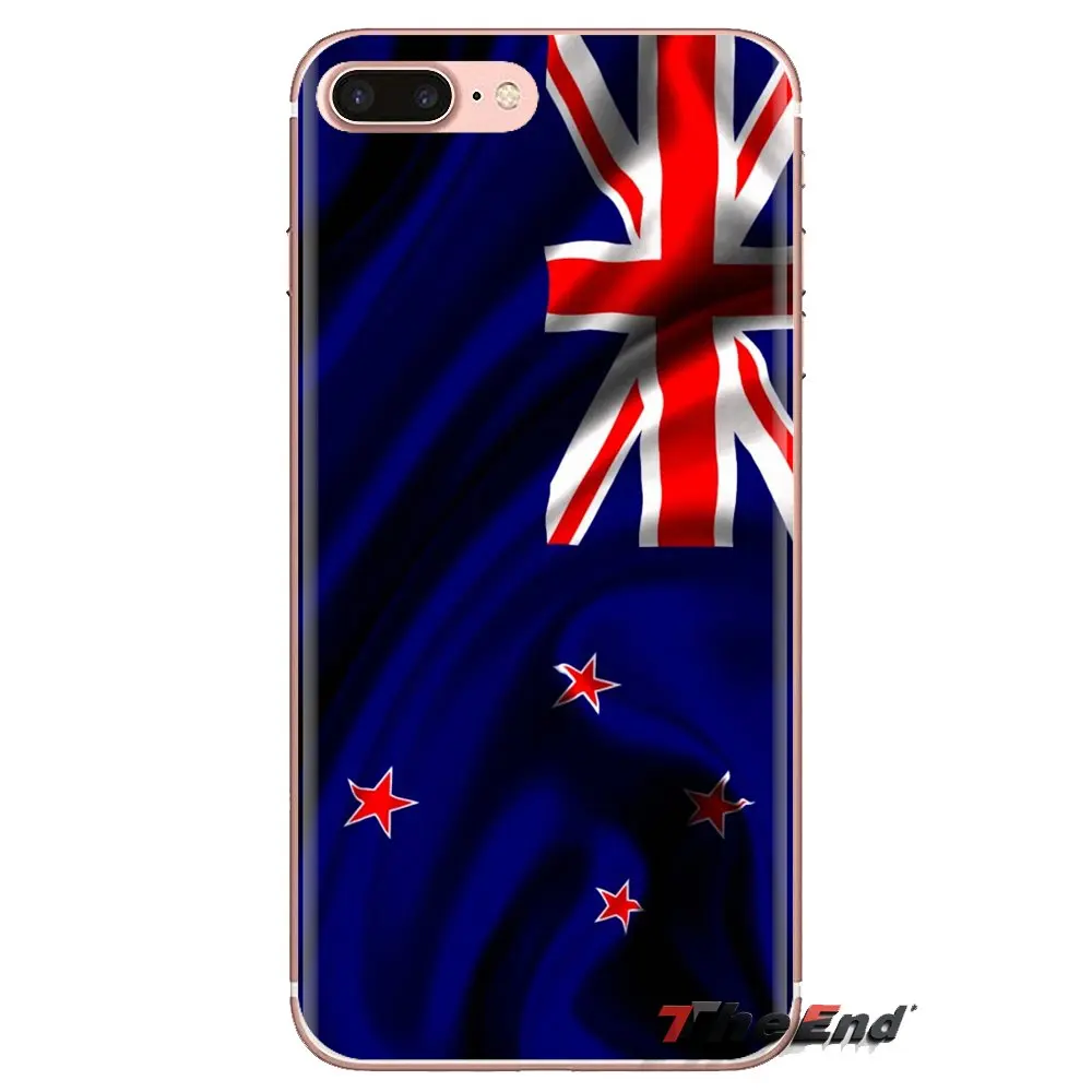 Силиконовый Корпус чехол новый национальный флаг Новой Зеландии баннер для Samsung