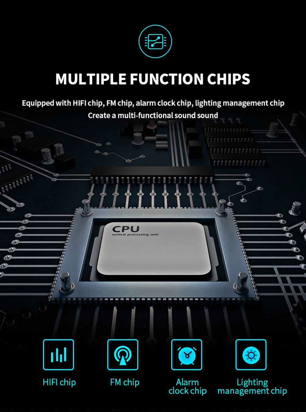 Bluetooth-Колонка M6 Беспроводная со светодиодной подсветкой и FM-радио | Электроника