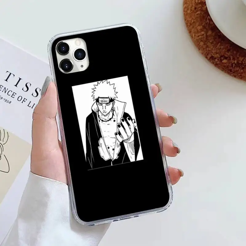 

Naruto black Art Anime Phone Case For iphone 12 5 5s 5c se 6 6s 7 8 plus x xs xr 11 pro max