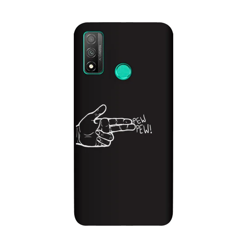 Силиконовый чехол QAQsam для Huawei P smart 2020 Матовые чехлы телефонов с рисунком цветов