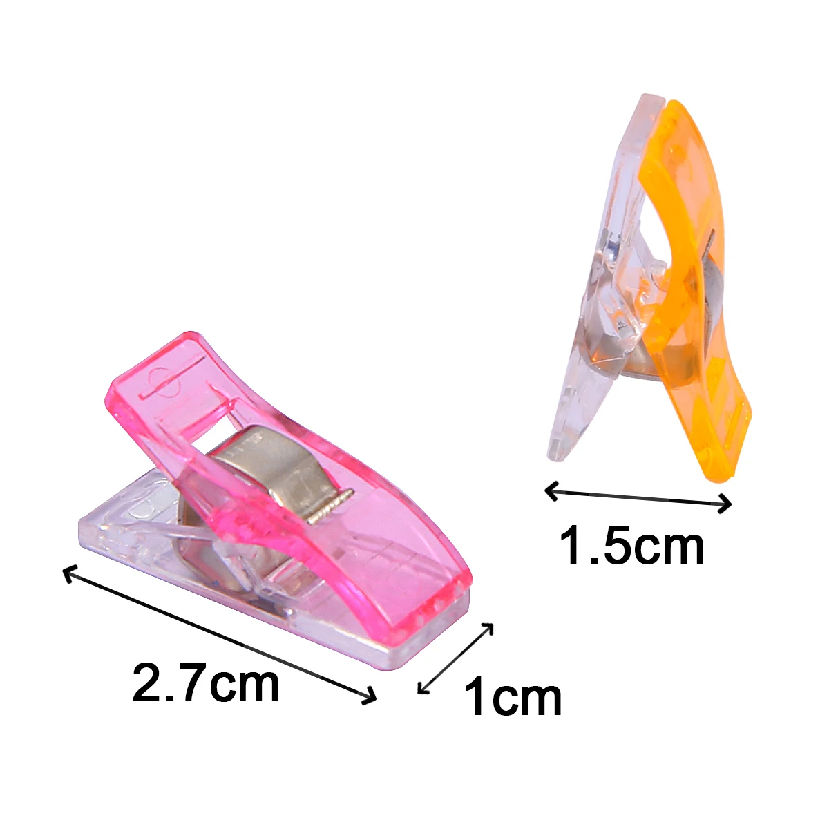 10/50pcs Job Foot Case Plastic Clips Quilting Craft Crocheting Knitting Safety Assorted Binding Paper Sewing Tools | Дом и сад