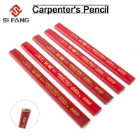 175x15mm carpenters pencils redblack lead for diy builders joiners woodworking thick core pencil stationery for hands tools