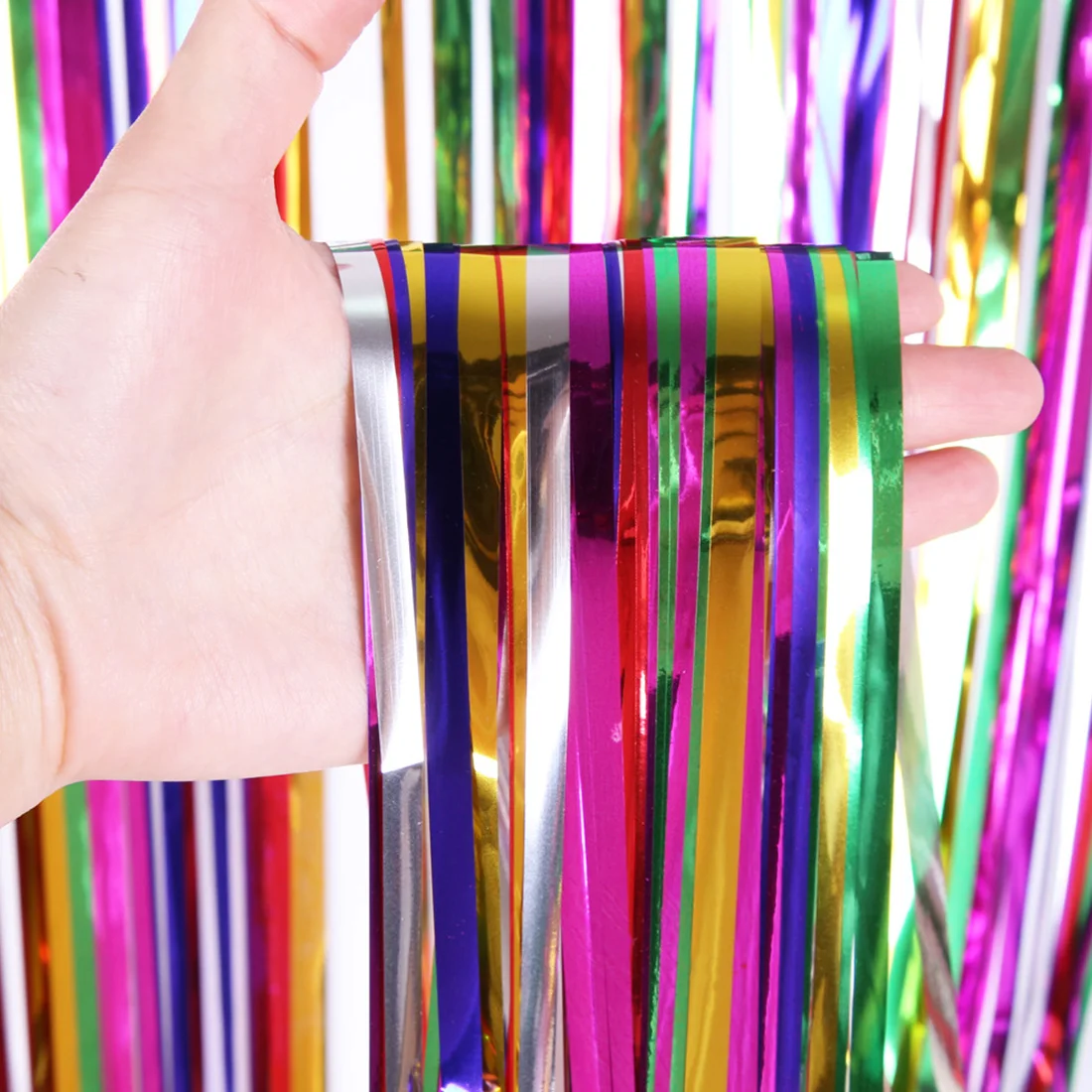 Фольга мерцающий день рождения Свадебная вечеринка Настенный декор мишень