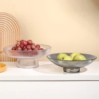 premium thick glass fruit dish kitchen specailty plates for vegetable dessert snack container organizer sushi buffet tableware