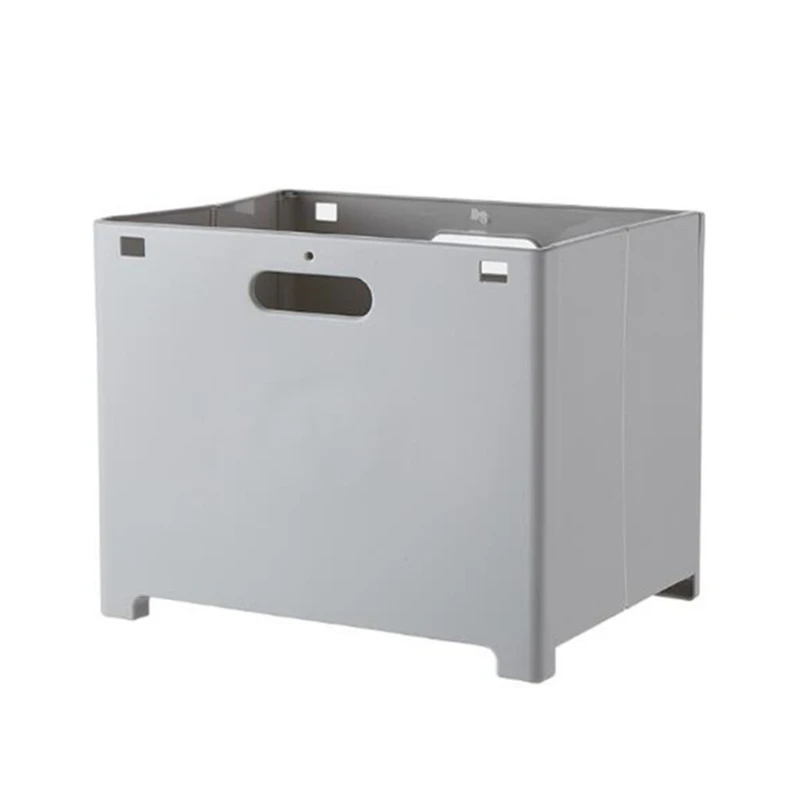 Складная корзина для грязной одежды пластиковая хранения белья боковой