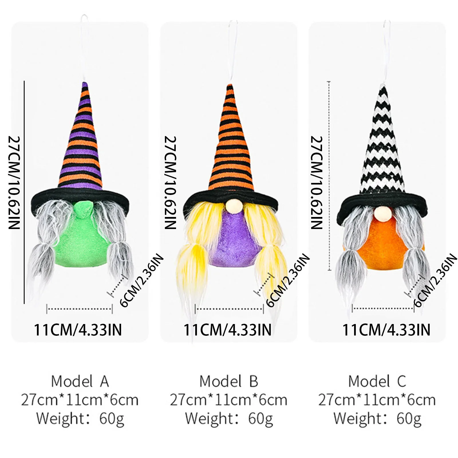 

Halloween Day Goblin Doll Bedroom Living Room Desktop Decoration Standing Post Perfect Stuffed Toys Peluches