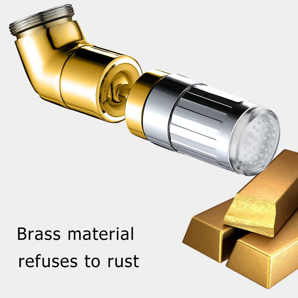 

Splash-proof Toilet LED Water Faucet Aerator Stream Light Basin Tap Nozzle Head Kitchen Faucet Water Faucet Saving Tap Head