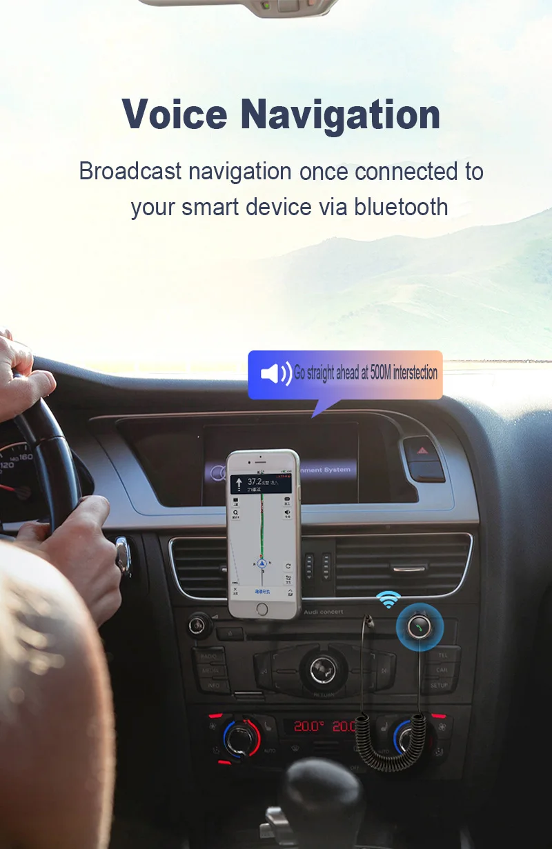 

Bluetooth Receiver 5.0 3.5mm AUX Jack Audio Wireless Adapter for Car Speaker Music Transmitter Bluetooth Adapter Dongle Cable