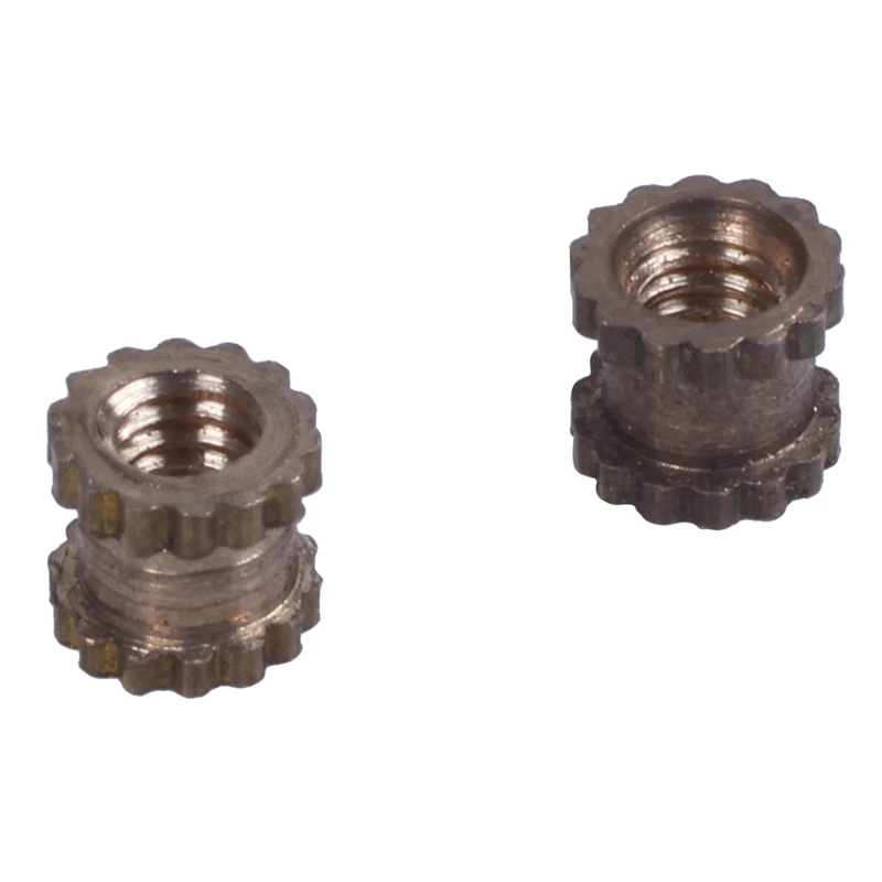 30 шт. M2Xmx3.5mm женские резьбовые латунные вязанные вставки врезанные гайки и 5 шт 16